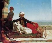 unknow artist, Arab or Arabic people and life. Orientalism oil paintings 106
